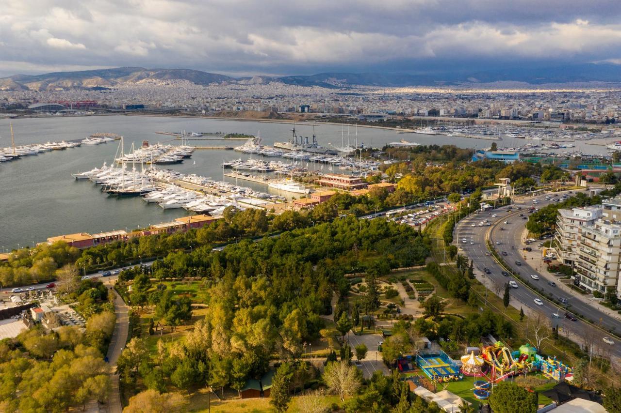 Athensblues Paleo Faliro Flisvos Marina 1 Bedroom Flat Exteriör bild