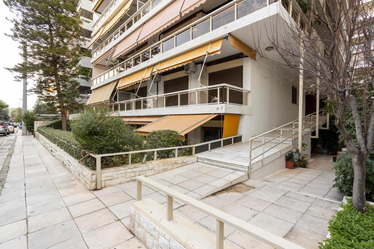 Athensblues Paleo Faliro Flisvos Marina 1 Bedroom Flat Exteriör bild